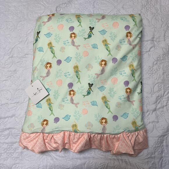 NWT Love & Grow Enchanted Mermaid Luxe Blanket - Picture 3 of 9